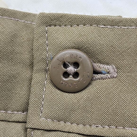 Vintage 80s LL Bean Pants Mens 34 Tan Ambush Briar Brush Guard Duck‎ Hunting - Picture 3 of 13